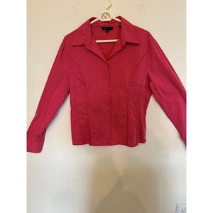 BCBG Max Azria Pink Women's Stretch Blouse-XL